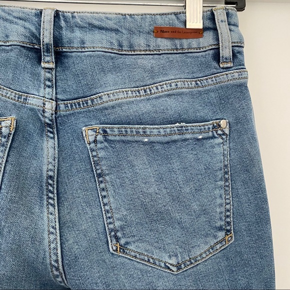 Anthro Pilcro Script High-Rise Pearl Skinny Jeans - Picture 7 of 8